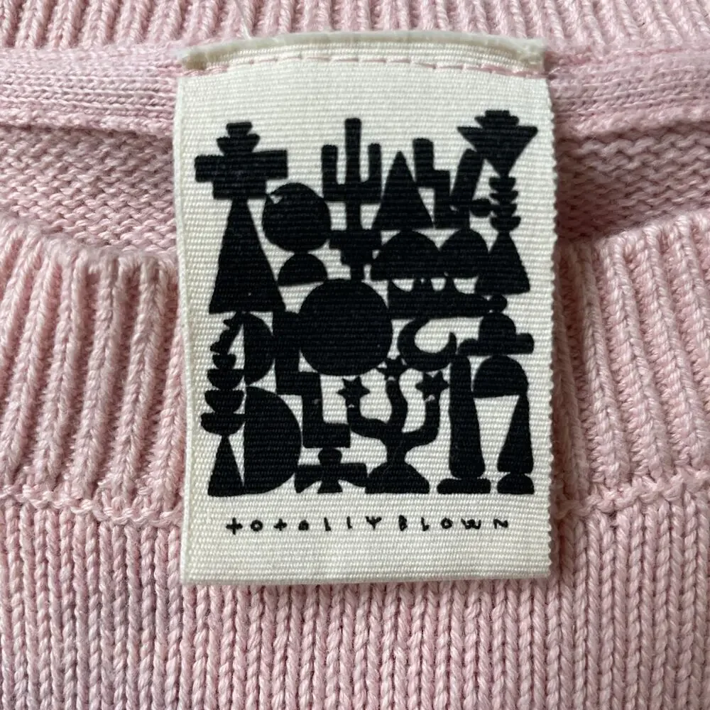 Totally Blown Shotgun Distressed Rose Sweater | Joshua Tree, Size M, EUC, $148